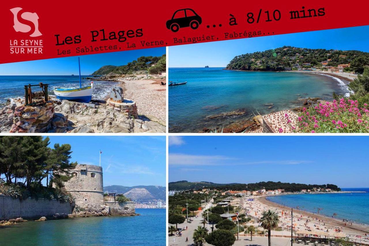 L'Aparte H24,Cosy,Port,Plage,Wifi,Netflix La Seyne-sur-Mer Luaran gambar