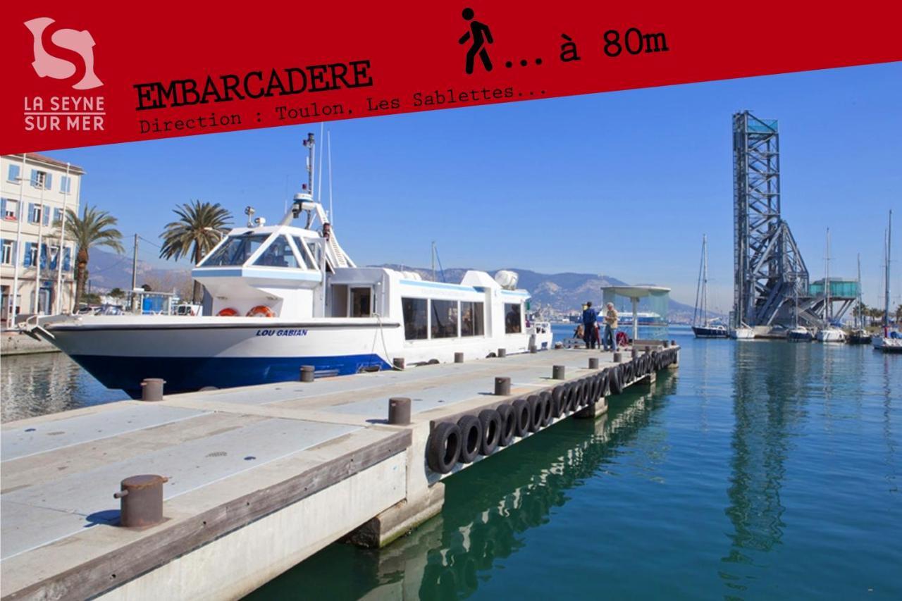 L'Aparte H24,Cosy,Port,Plage,Wifi,Netflix La Seyne-sur-Mer Luaran gambar