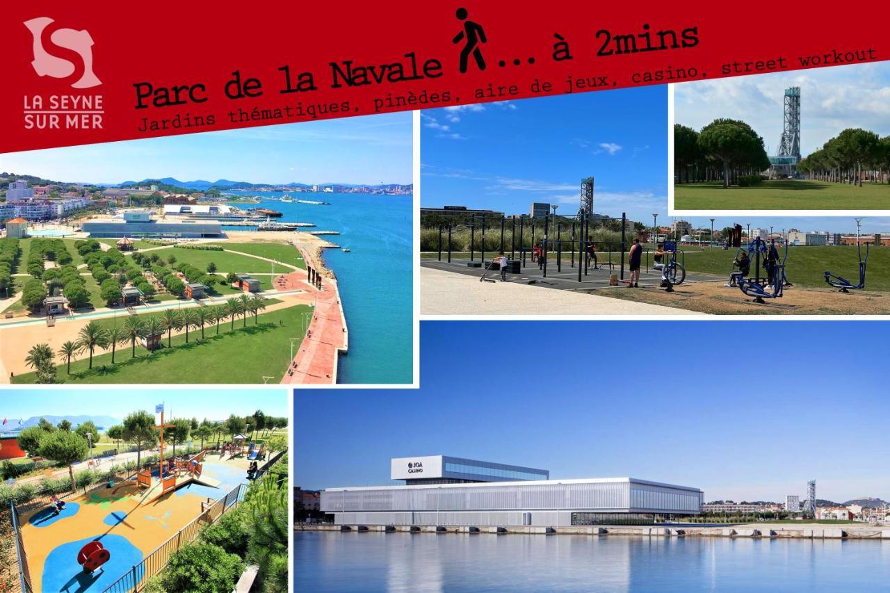 L'Aparte H24,Cosy,Port,Plage,Wifi,Netflix La Seyne-sur-Mer Luaran gambar